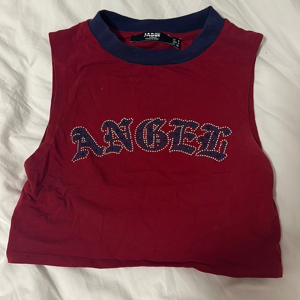 Jaded London maroon top.